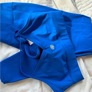 Anine Bing sports bra electric blue small Blythe